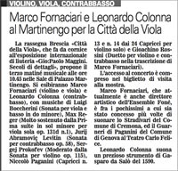Articolo dal Giornale di Brescia